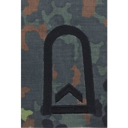 Bundeswehr nárameník BW FELDWEBEL FLECKTARN / černé vyšití