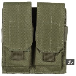MFH sumka MOLLE dvojitá na zásobníky M4/M16 ZELENÁ