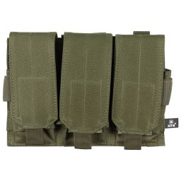 MFH sumka MOLLE na zásobníky M4/M16 trojitá ZELENÁ