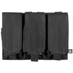 MFH sumka MOLLE na zásobníky M4/M16 trojitá ČERNÁ