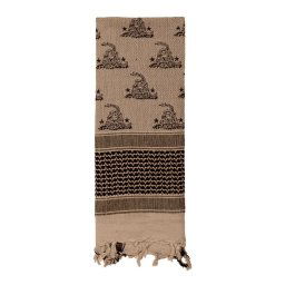 ROTHCO šátek SHEMAGH 107 x 107 cm GADSDEN SNAKE TAN