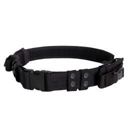 ROTHCO opasek taktický 5cm se sumkami na pistolové zásobníky ČERNÝ