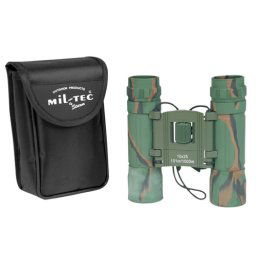 MIL-TEC dalekohled 10x25 skládací WOODLAND