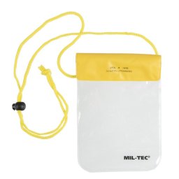 MIL-TEC pouzdro vodotěsné na krk 130 x 200 mm ŽLUTÉ