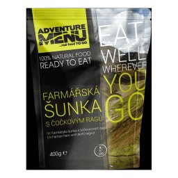 ADVENTURE MENU farmářská šunka s čočkovým ragú - ADM sterilizované hotové jídlo