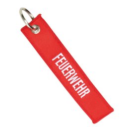 MIL-TEC klíčenka "FEUERWEHR" ČERVENÁ