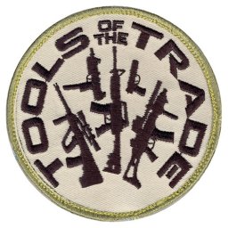 ROTHCO nášivka TOOLS OF THE TRADE velcro kulatá 8 cm