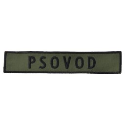 NAVYS nášivka jen nápis PSOVOD ZELENÁ