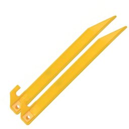 PRO-FORCE kolík stanový PLASTOVÝ 21,5 cm 6 ks ŽLUTÝ