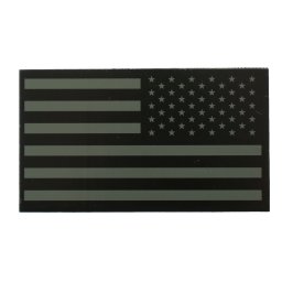 MILITARY RANGE nášivka IFF IR vlajka USA VELCRO reverzní ZELENÁ