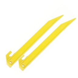 PRO-FORCE kolík stanový PLASTOVÝ 21,5 cm 50 ks ŽLUTÝ