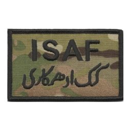 MILITARY RANGE nášivka ISAF velcro MULTICAM