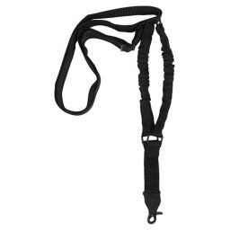 MIL-TEC popruh taktický zbraňový 1-bodový BUNGEE ČERNÝ