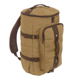 ROTHCO taška/batoh/vak CONVERTIBLE 19" plátěná HNĚDÁ
