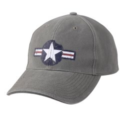 ROTHCO čepice baseball VINTAGE DELUXE AIR CORPS ZELENÁ