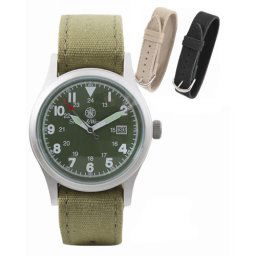 Smith & Wesson hodinky MILITARY Smith&Wesson s výměnnými řemínky ZELENÉ