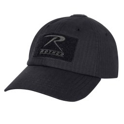 ROTHCO čepice baseball OPERATOR TACTICAL rip-stop ČERNÁ