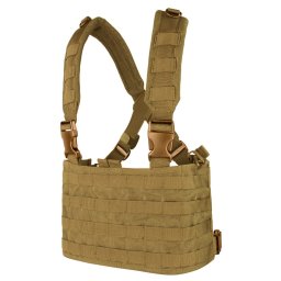 CONDOR OUTDOOR vesta taktická MOLLE CHEST RIG OPS COYOTE BROWN