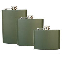 MIL-TEC placatka obsah 8oz. / 220ml ZELENÁ