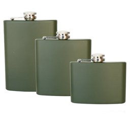 MIL-TEC placatka obsah 4oz. / 110ml ZELENÁ