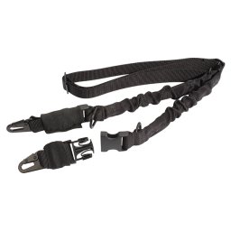 ROTHCO popruh zbraňový BUNGEE jedno/dvoubodový ČERNÝ