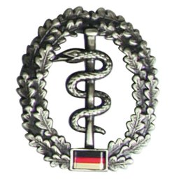 Bundeswehr odznak BW na baret Sanitätstruppe