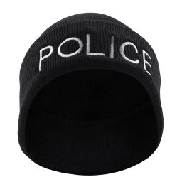 ROTHCO čepice pletená POLICE ČERNÁ