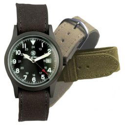Smith & Wesson hodinky MILITARY Smith&Wesson s výměnnými řemínky ČERNÉ