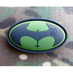 JACKETS TO GO nášivka BUTTMAN plast velcro ZELENÁ/ČERNÁ