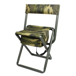 ROTHCO stolička skládací s vakem QUIET CAMO WOODLAND
