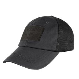 S.T. CONDOR čepice OPERATOR MESH s velcro panely ČERNÁ