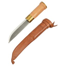 MIL-TEC nůž FINSKÝ malý 24 cm s koženým pouzdrem
