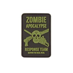 KOMBAT nášivka plast ZOMBIE APOCALYPSE velcro