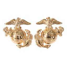 ROTHCO odznak SUBDUED MARINE CORP GLOBE & ANCHOR ZLATÁ