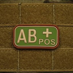 JACKETS TO GO nášivka KREV AB POS plast MULTICAM