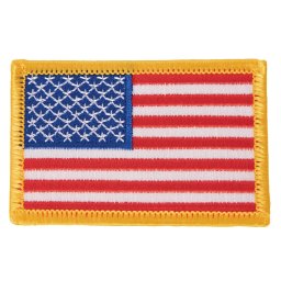 ROTHCO nášivka US vlajka 5 x 7,5 cm barevná žlutý lem