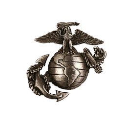 ROTHCO odznak USMC STŘÍBRNÝ MATNÝ