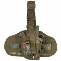 MFH pouzdro na zbraň stehenní MOLLE FLECKTARN