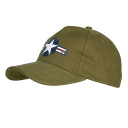 FOSTEX čepice baseball USAF WWII ZELENÁ
