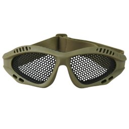 KOMBAT brýle s kovovou mřížkou COYOTE