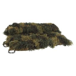 MIL-TEC síť s třásněmi GHILLIE SUIT 300x200cm WOODLAND