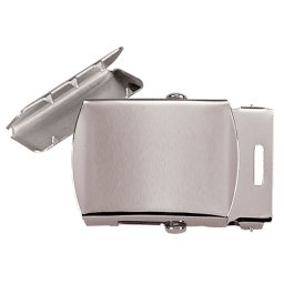 ROTHCO sada přezka + koncová spona na opasek STŘÍBRNÁ