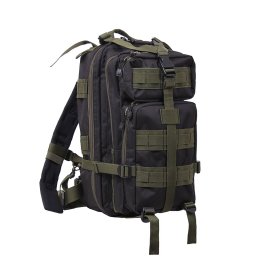 ROTHCO batoh ASSAULT I MEDIUM TRANSPORT ČERNO-ZELENÝ