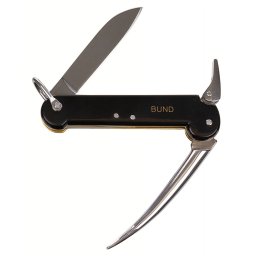 FOX Outdoor nůž zavírací BW MARINE/MECHANIK s bodcem ČERNÝ repro