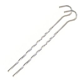 PRO-FORCE kolík stanový kroucený OCELOVÝ 18 cm 10 ks