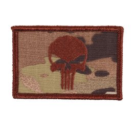 MILITARY RANGE nášivka LEBKA PUNISHER velcro MULTICAM