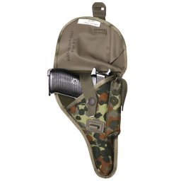 Bundeswehr pouzdro pistolové BW P1(P38) bez adaptéru FLECKTARN
