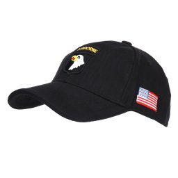 FOSTEX čepice baseball 101st AIRBORNE ČERNÁ