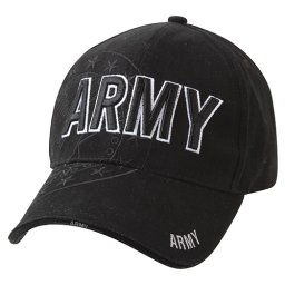 ROTHCO čepice baseball DELUXE ARMY EAGLE ČERNÁ