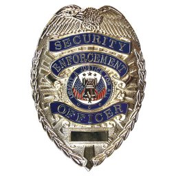 ROTHCO odznak DELUXE SECURITY ENFORCEMENT OFFICER STŘÍBRNÝ